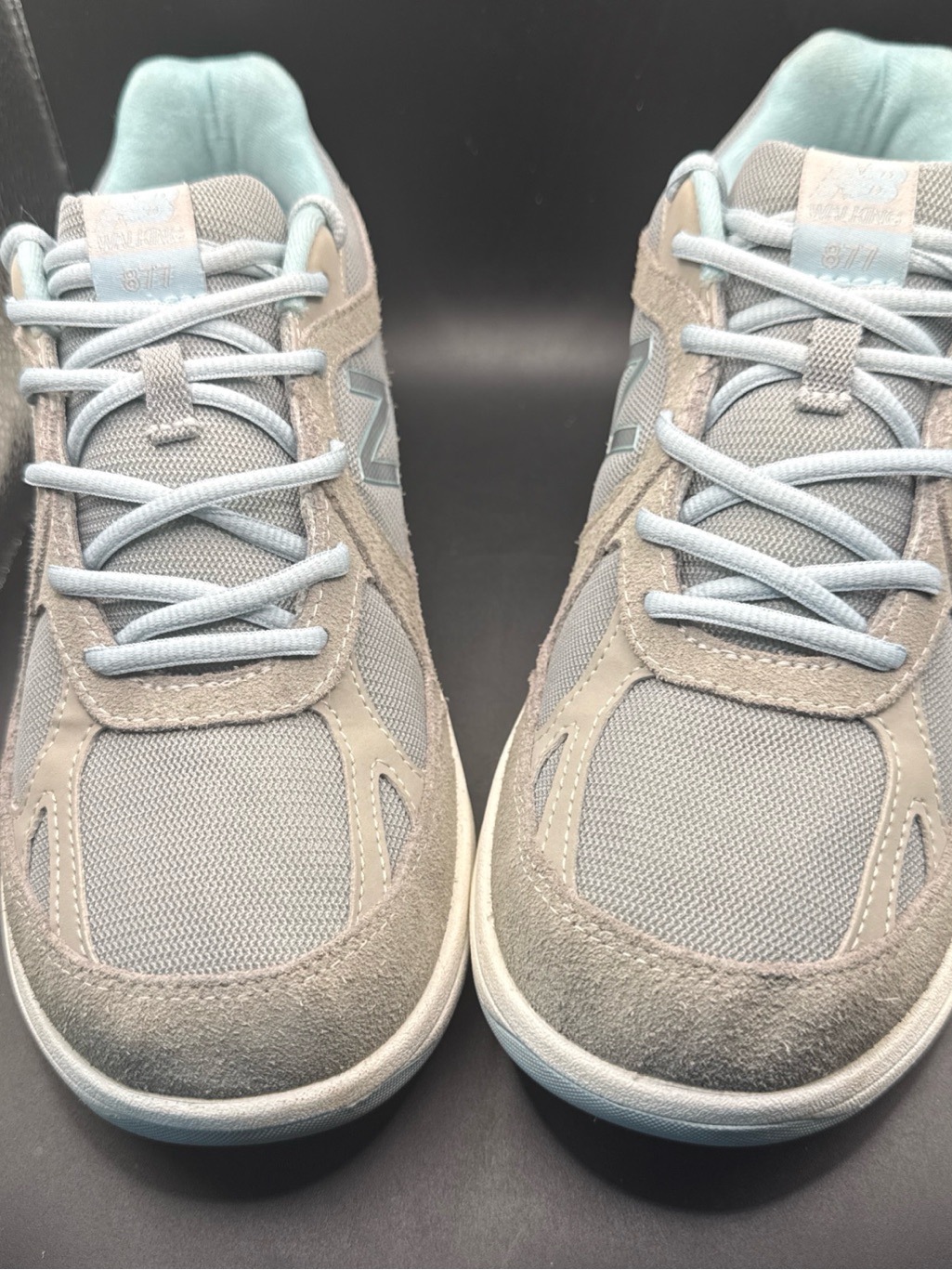 Size 10  New Balance 877 Silver Wmns Ww877sb Very Clean No Box Excellent